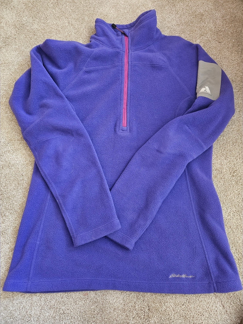 Eddie Bauer First Ascent Fleece, Purple, Small
